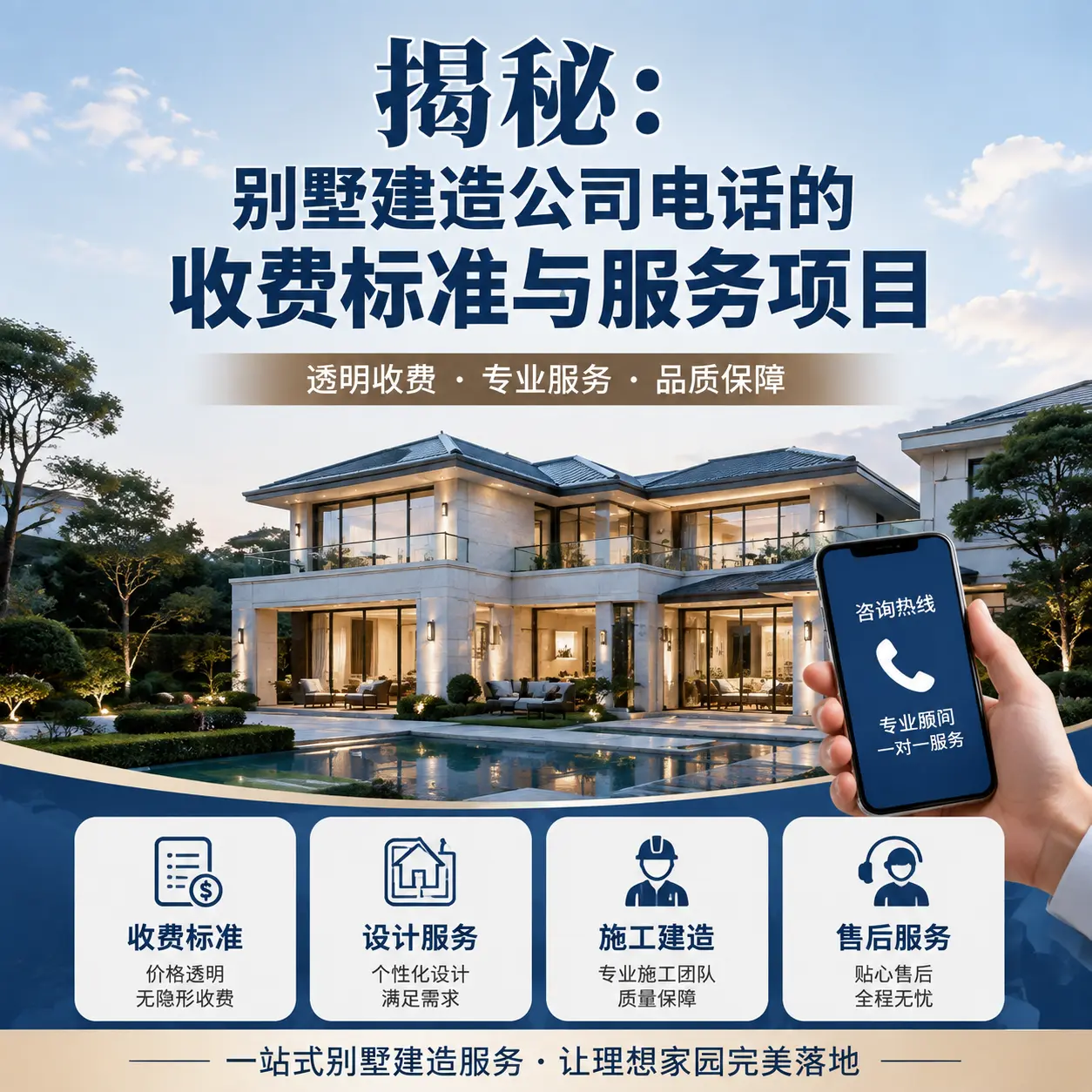 揭秘：罗甸别墅建造公司电话的收费标准与服务项目
