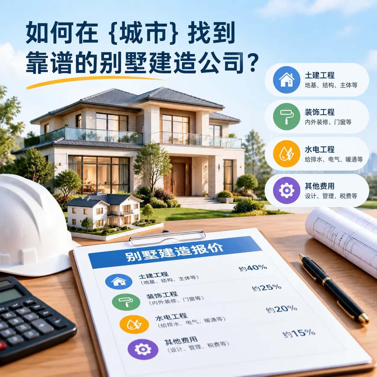 如何在 罗甸 找到靠谱的别墅建造公司？