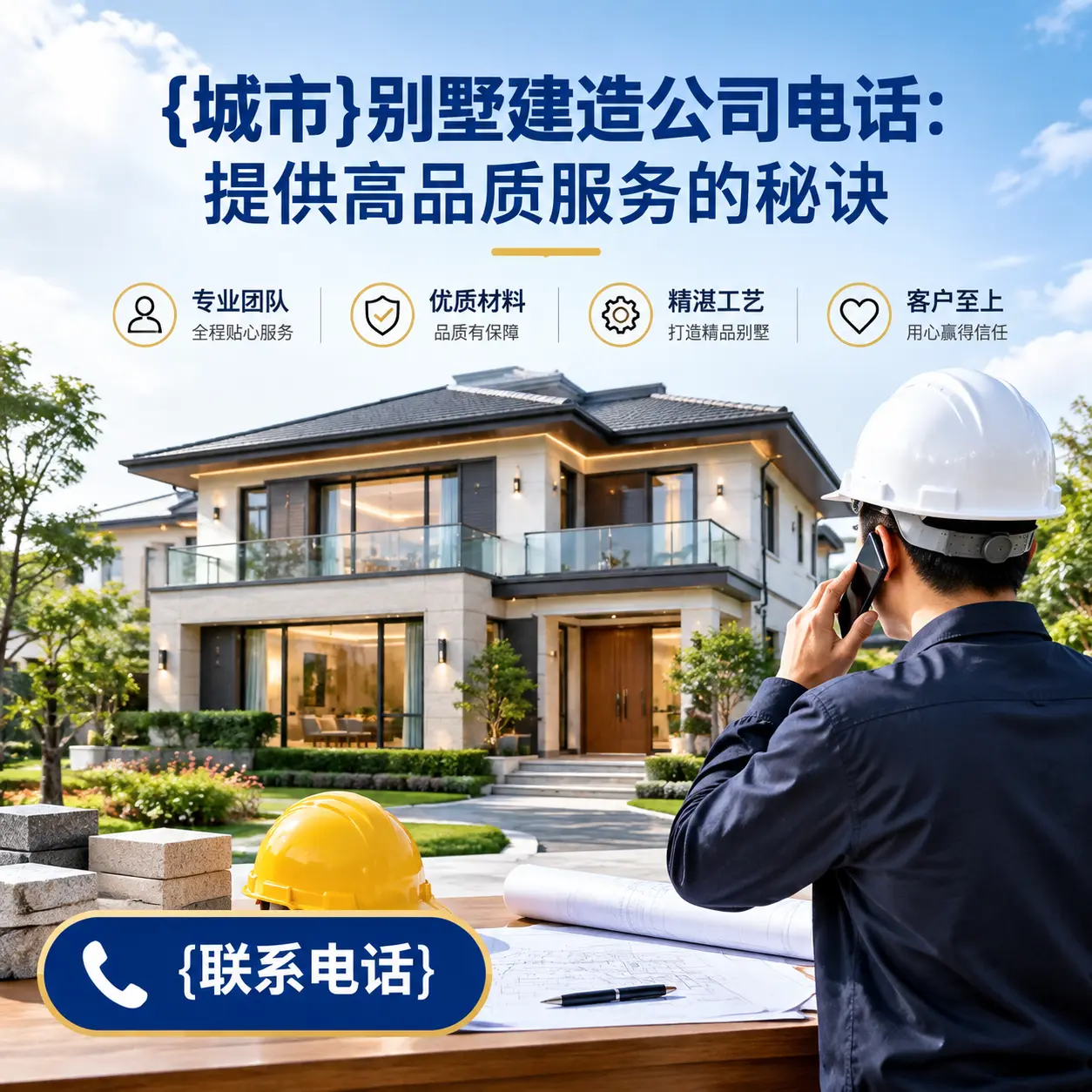 罗甸别墅建造公司电话：提供高品质服务的秘诀