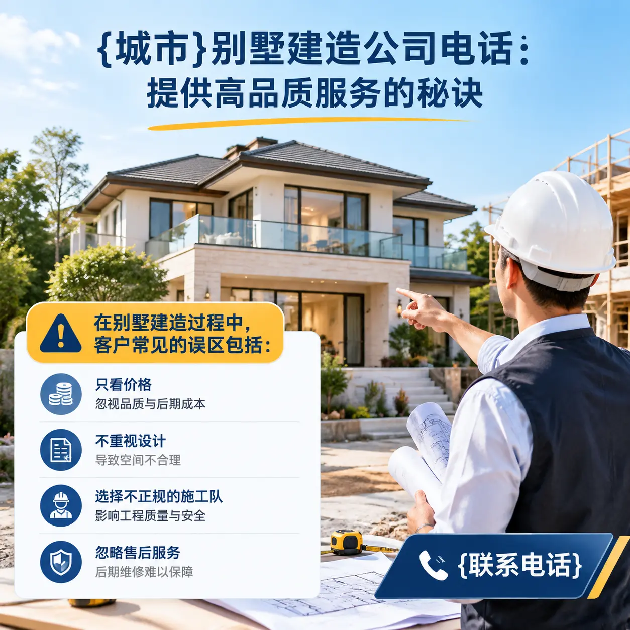 罗甸别墅建造公司电话：提供高品质服务的秘诀