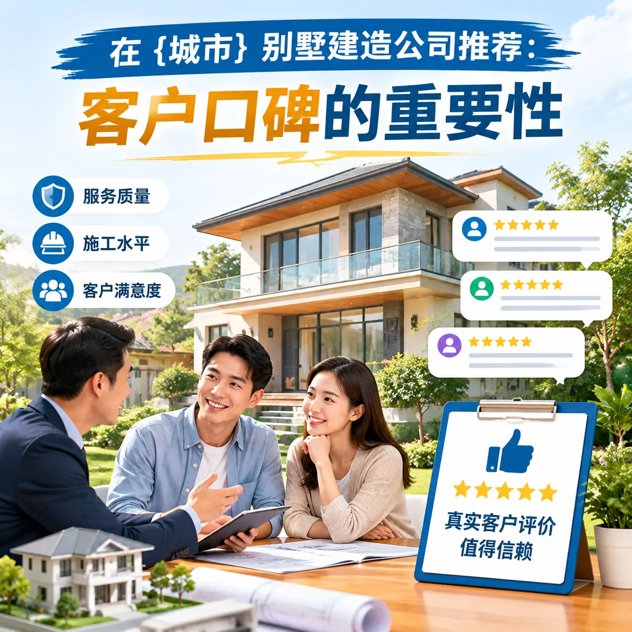 在 罗甸 别墅建造公司推荐：客户口碑的重要性