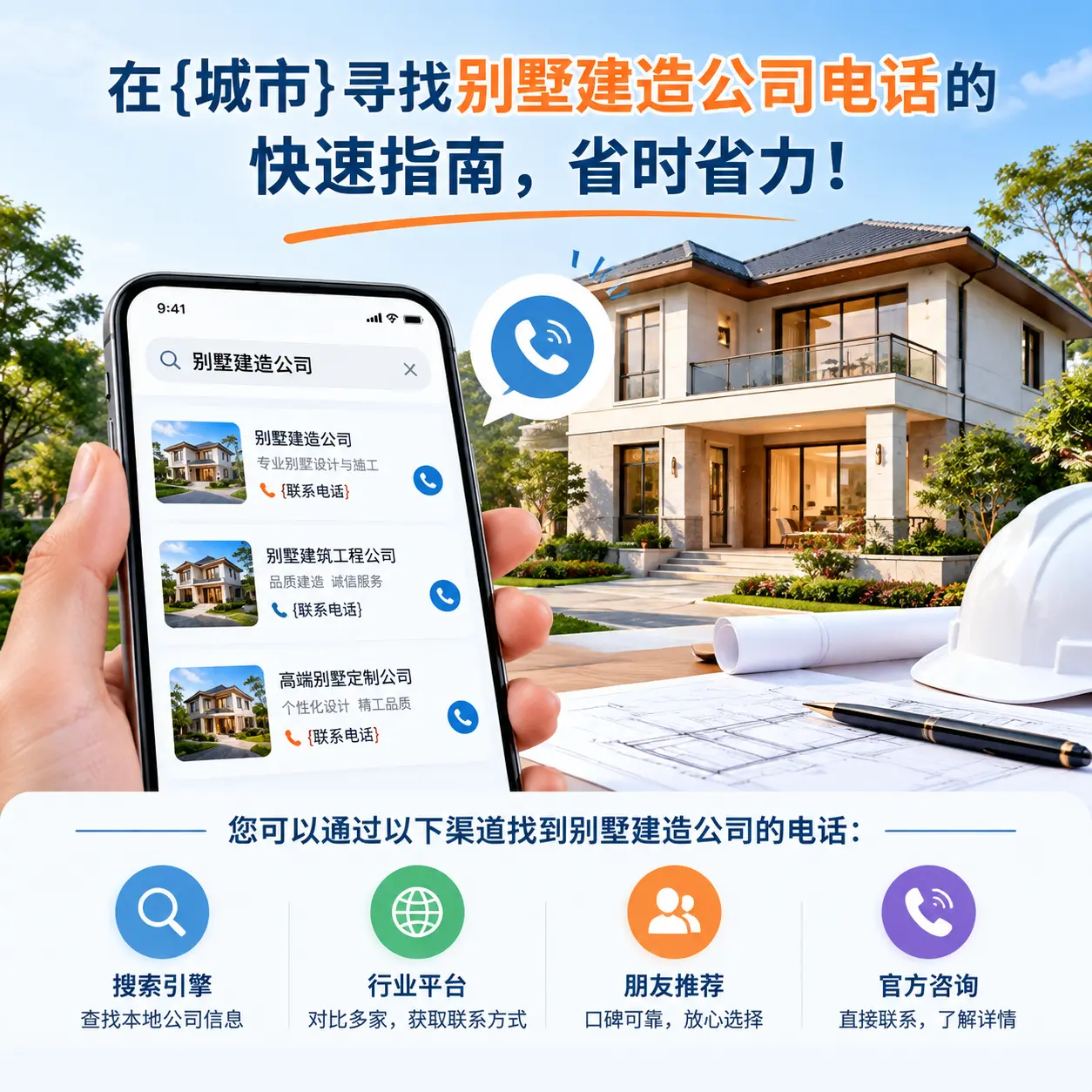 在罗甸寻找别墅建造公司电话的快速指南，省时省力！