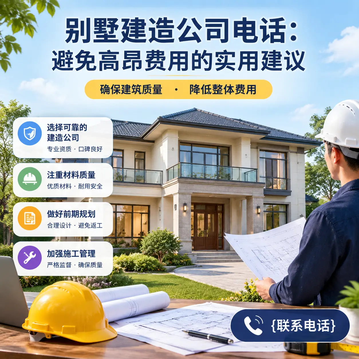 罗甸别墅建造公司电话:避免高昂费用的实用建议